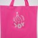 Shoper- "Enjoy" sparkles, without lightning, without lining, pink color