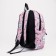School backpack from lightning textiles, external pocket, penalty, pink color