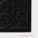 Rug Solfront -Advanced Dilan "Eastern Fairy Tale", without edging, 39 × 62 cm, black color