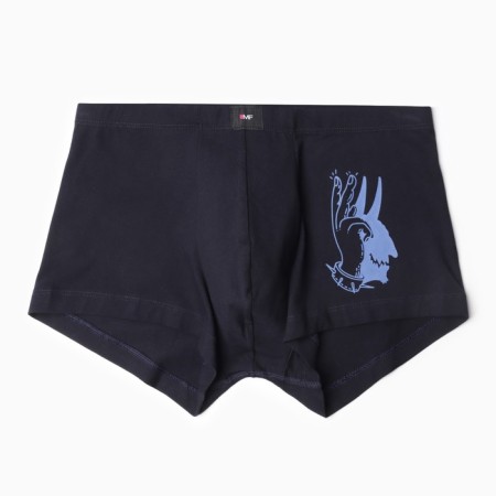 Panties men's boxers, dark blue color, size 48 (m)-2