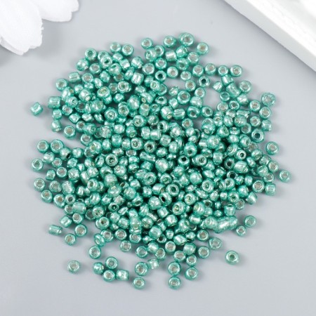 Beads "Zlatka" 08/0, 3 mm, 10 g 0568 Emerald-1