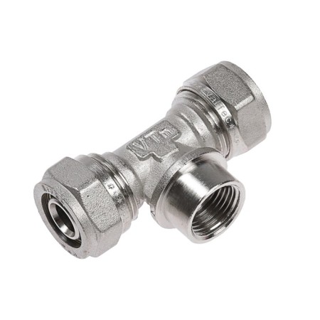 Valtec tee, crimping, 20 mm x 1/2 "Inner thread x 20 mm-1