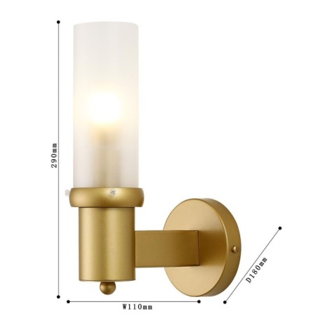 Arsenal wall lamp 110 mm, E14LED 5W-2