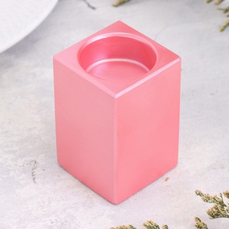 Square Square from gypsum, 5x8cm, pink-1
