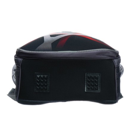 School backpack 38 x 30 x 16 cm, ergonomic back, Stavia "Hard", gray-6