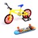 Set of finger skateboard and bicycle, mix