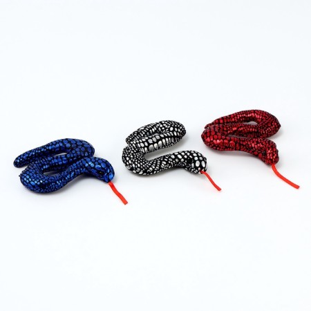 Soft magnet "Snake" shiny, 9 cm, color mix-7