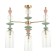 Bizet chandelier, 3x40W E14, color gold, IP20