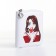 Children's wallet with lightning, white color