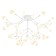 Ceiling chandelier Ambrella Light, Traditional, TR3018, 36XG4, white color