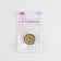 The button is decorative, d = 30 mm, the color of the gold/black