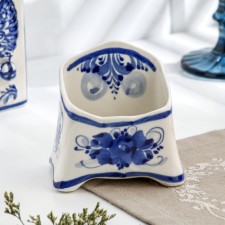 Sponge stand, 6x9 cm, gzhel, porcelain