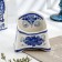 Sponge stand, 6x9 cm, gzhel, porcelain