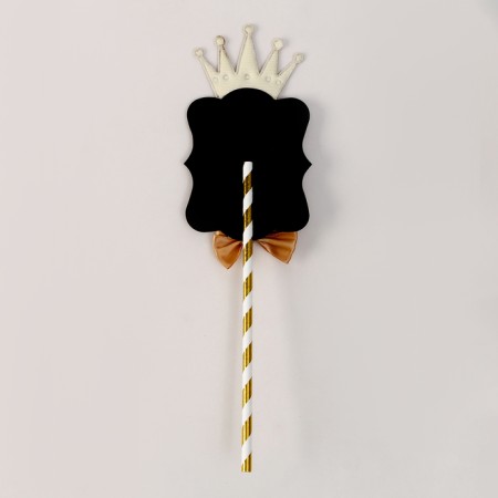 Topper for decoration "Happy Birthday", a set of candles 10 pcs.-4