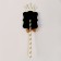 Topper for decoration "Happy Birthday", a set of candles 10 pcs.
