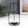 Summary Metal for 1 candle "Loft. Botyl" black 18.5x9x9 cm