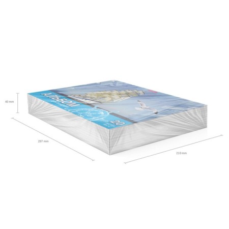 A4 watercolor album, 20 sheets, block 180 g/m², glue, Erich Krause "Walk", Extra White, Hard Subway-3