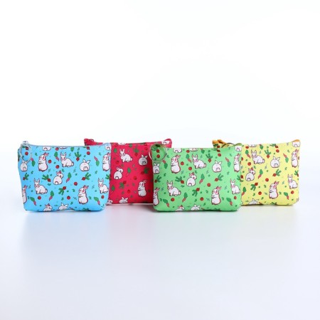 Monetnik's wallet with a zipper, color mix-1