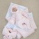 Set for discharge Winter Kinderlitto "Bear on the Moon", 6 items, height 56-62 cm, pink color