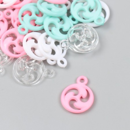 Decor for creativity plastic "Sign" set 25 grams 0.3x2x3.6 cm-1