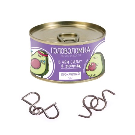Набор головоломок «В чём сила?»,в банке-4