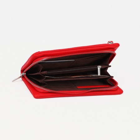 Women's wallet with lightning, red color-2
