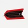 Women's wallet with lightning, red color