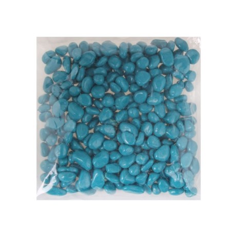 Soil for the aquarium "Galki color, turquoise" 800 g of 8-12 mm-2
