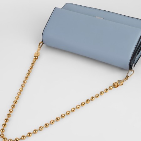 A chain for a bag, with carbines, d = 8 mm, 60 cm, gold color-2
