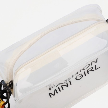 Baby bag on a long belt, white color-2