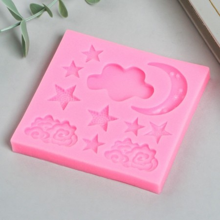 Mold Silicon "Sky" 11 objects 0.9x8.2x8.6 cm-1