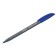 Ballic pen 1.0 mm, Triangle Silver, blue ink, three -sided