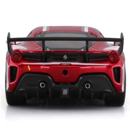 Racing machine Bburago Ferrari 488 Challenge Evo 2020, Die-Cast, 1:43, Red color-4