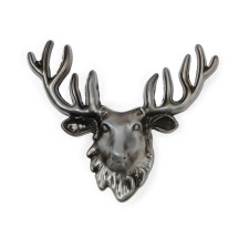 Cappio Pro Pro Pro “Deer” handle 66 x 55 mm, the color is old. silver