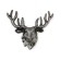 Cappio Pro Pro Pro “Deer” handle 66 x 55 mm, the color is old. silver