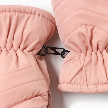 Winter children's mittens minku, pink color, 18cm-3