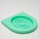 Toilet for teaching cats to a toilet 39.2 x 38.7 x 3 cm, light green