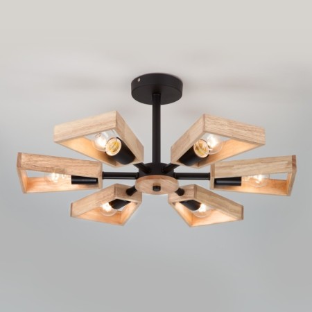 Ceiling chandelier Loft Klaark, 40W, E27, 61x61x26 cm-2