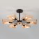 Ceiling chandelier Loft Klaark, 40W, E27, 61x61x26 cm