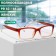 Ready glasses GA0133 (color: c1 brown; diopter: +1; tint: no)