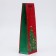 New Year. New Year's gift package for a bottle, packaging "Christmas tree", 12 x 36 x 8.5 cm.