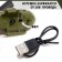 The helicopter radio -controlled "Army", a charge from USB, light, green color