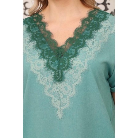 Women's dress, size 62, mint color-8