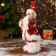 Santa Claus "in a red fur coat, cap and gifts" 30 cm