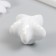 Handle for the casket ceramics, metal "Moskaya star" White 4.6x4.6x3.3 cm