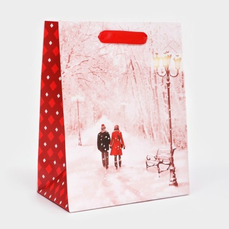 Gift, laminated, "couple" package, 18 x 23 x 10 cm-1