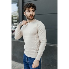 Jumper male ise, size 54, beige color