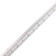 Ruler 15 cm, plastic, triangular, transparent