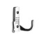 Furniture hook Cappio Bobolink, two -rod, chrome