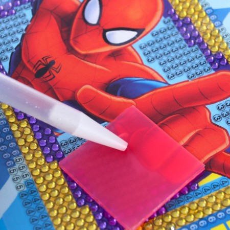 Diamond mosaic, 16x10.5 cm, Spider-Man-4